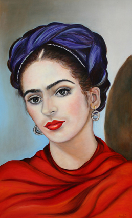 Frida Kahlo, my tribute to a powerful Mexican artist with her own unique vision.